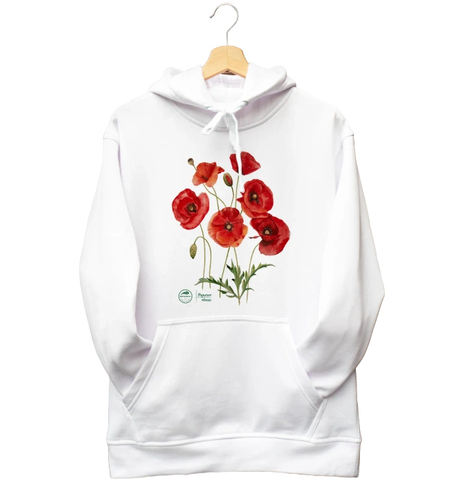 Common poppies — hoodie
