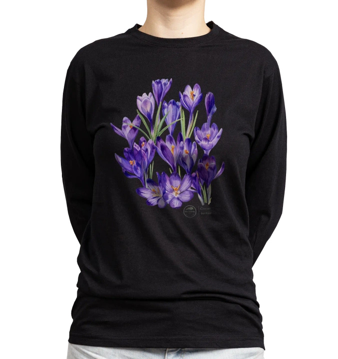 Spring crocus — long sleeve t-shirt