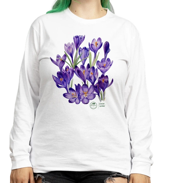 Spring crocus — long sleeve t-shirt