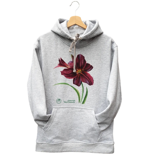 Daylilies 'Black Emanuelle' — hoodie