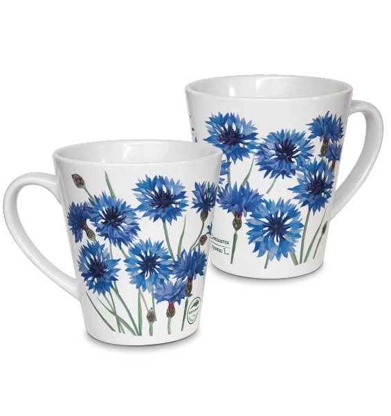 Cornflowers — latte mug