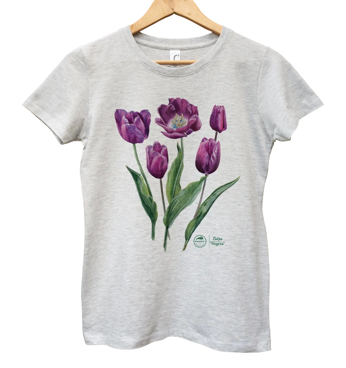 Tulip 'Negrita' — women's t-shirt