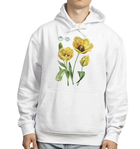 Tulips 'Crystal Star' — hoodie