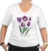 Tulip 'Negrita' — premium  t-shirt