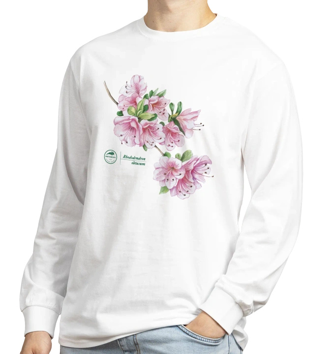 Common rhododendron — long sleeve t-shirt