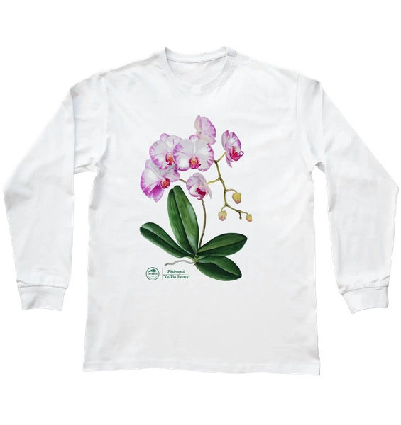 Orchid phalaenopsis — long sleeve t-shirt