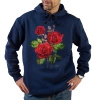 Rose 'Crimson Bouquet' — premium hoodie