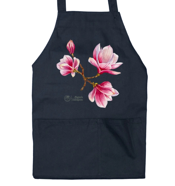 Saucer magnolia — apron with pockets