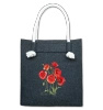 Common poppies — felt bag