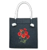 Common poppies — premium felt bag