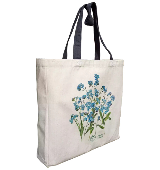 Forget-me-nots — premium cotton bag