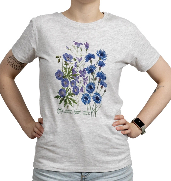 Blue meadow — women's t-shirt