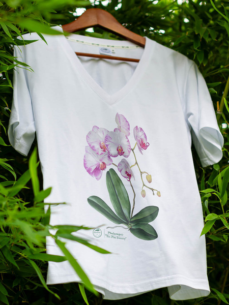 Orchid phalaenopsis — premium  t-shirt