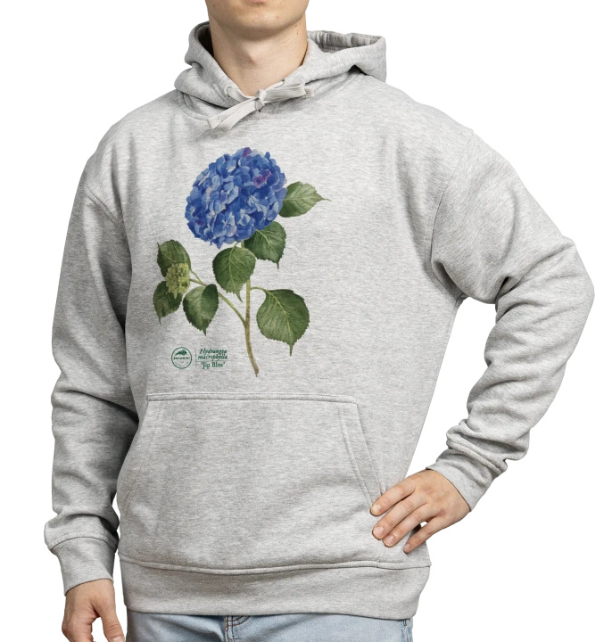French hydrangea 'Jip Blue' — hoodie