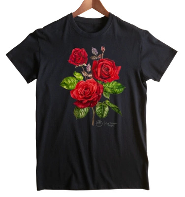 Rose 'Crimson Bouquet' — classic t-shirt