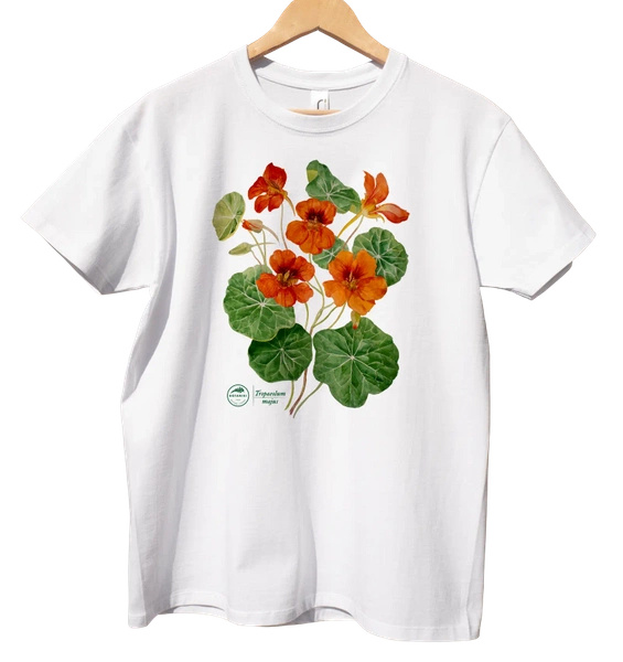 Garden nasturtiums — classic t-shirt