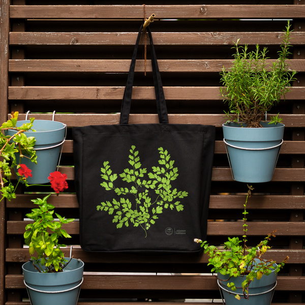 Maidenhair fern — premium cotton bag