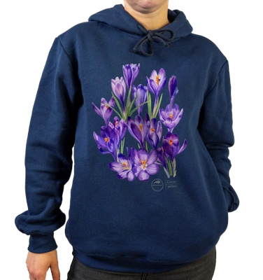 Spring crocus — premium hoodie