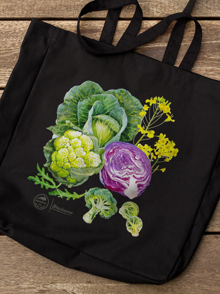 Cruciferous vegetables — premium cotton bag