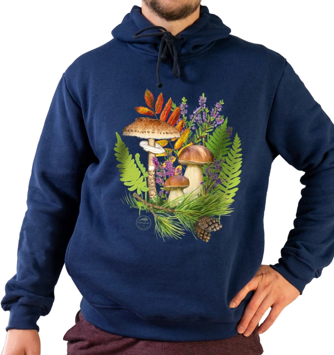 Autumn treasures of the woods — premium hoodie