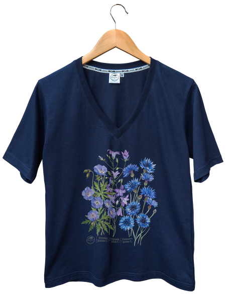 Blue meadow — premium  t-shirt