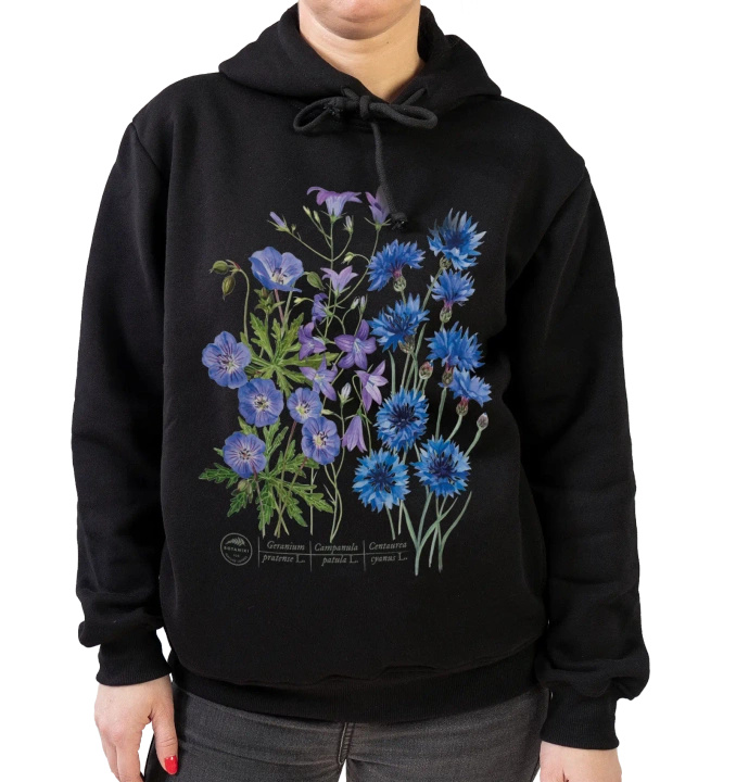 Blue meadow — premium hoodie