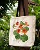 Garden nasturtiums — premium cotton bag