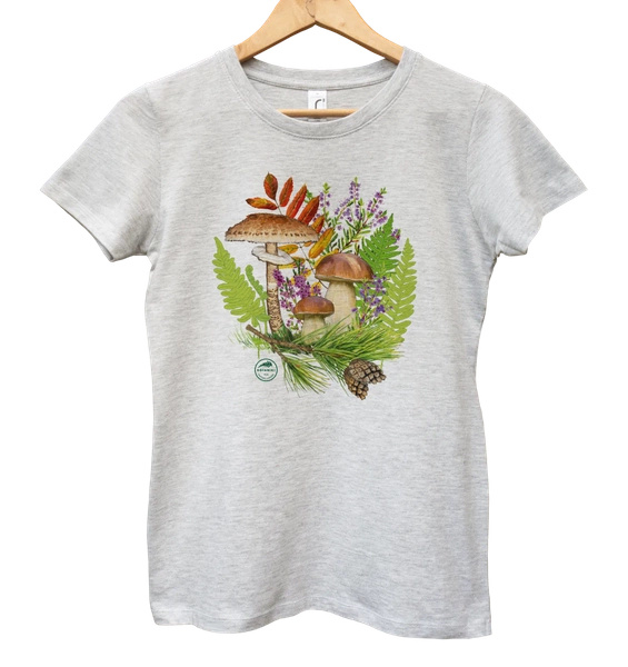 Autumn treasures of the woods — women's t-shirt