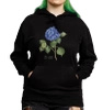 French hydrangea 'Jip Blue' — hoodie