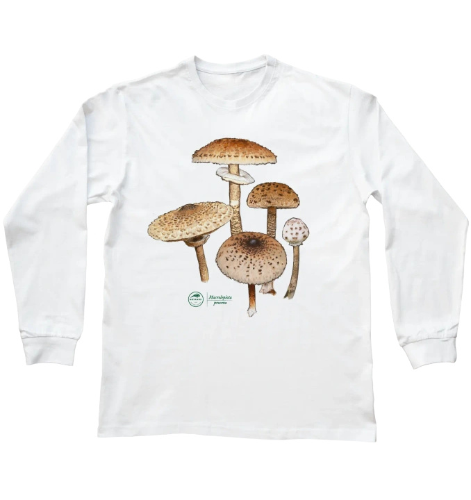 Parasol mushroom — long sleeve t-shirt