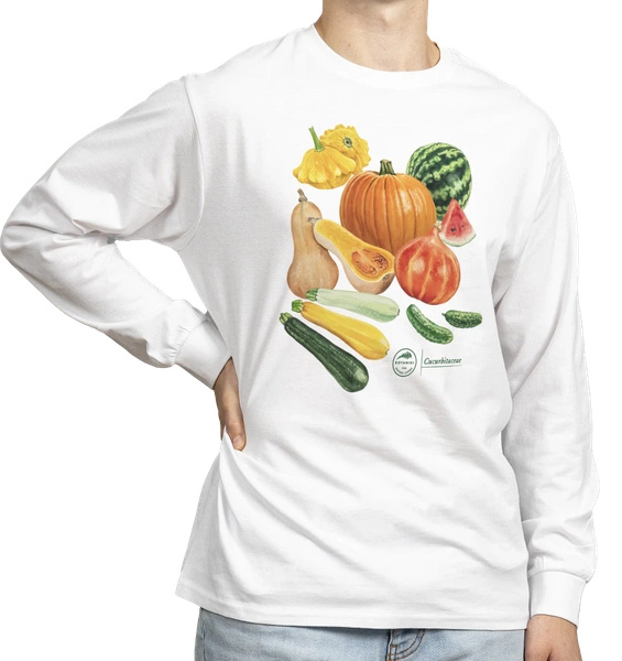 Cucurbit vegetables — long sleeve t-shirt