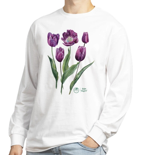 Tulip 'Negrita' — long sleeve t-shirt