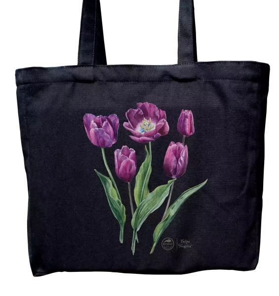 Tulip 'Negrita' — premium cotton bag