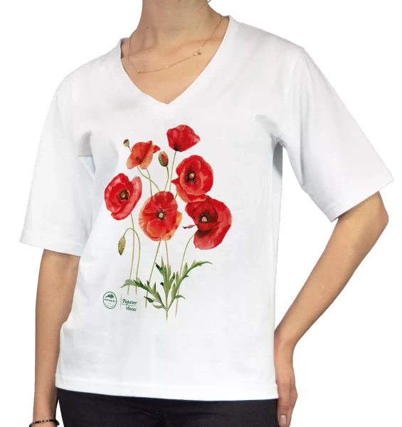 Common poppies — premium  t-shirt