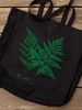 Leather fern — premium cotton bag