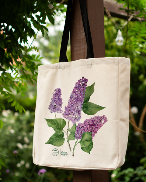 Common lilac — premium cotton bag