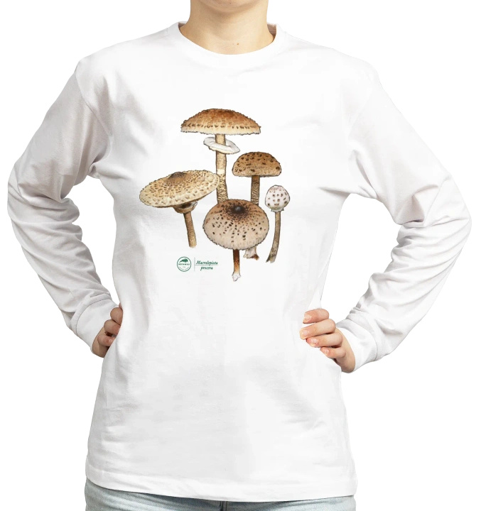Parasol mushroom — long sleeve t-shirt