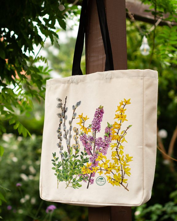 Spring shrubs — cotton bag