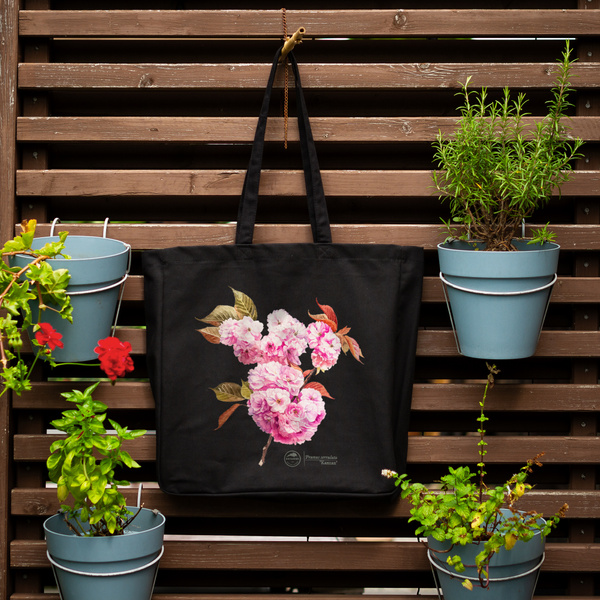 Cherry blossom 'Kanzan' — premium cotton bag