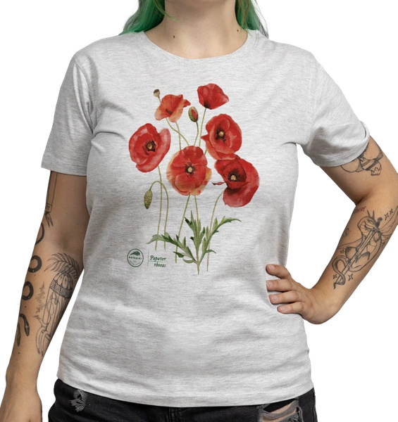 Common poppies — women's t-shirt