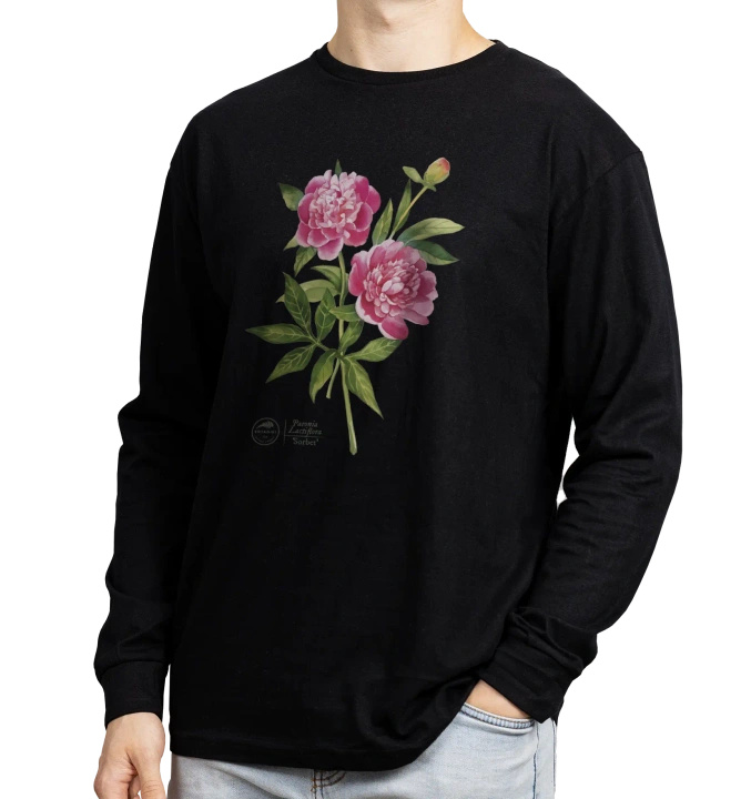 Chinese peony 'Sorbet' — long sleeve t-shirt