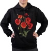 Common poppies — premium hoodie