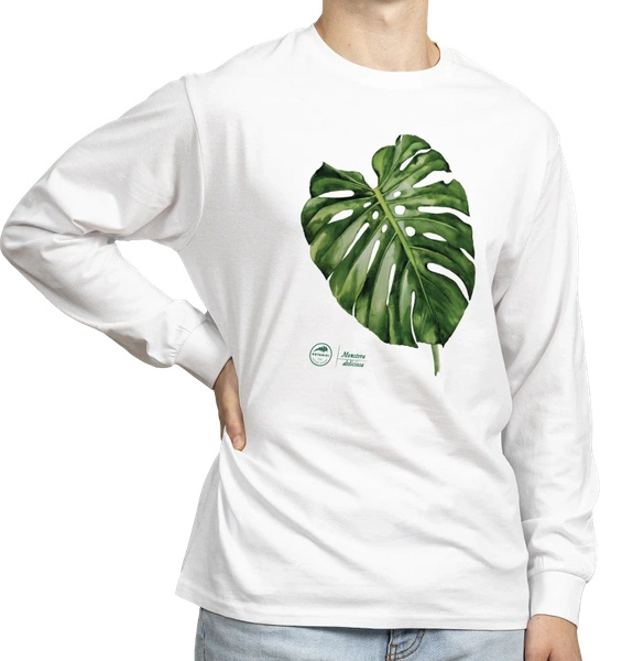 Swiss cheese plant — long sleeve t-shirt