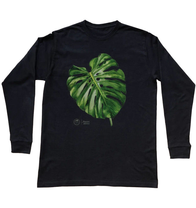 Swiss cheese plant — long sleeve t-shirt