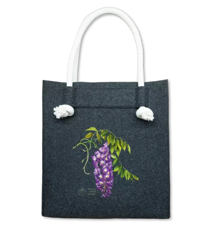 Chinese wisteria 'Prolific' — premium felt bag