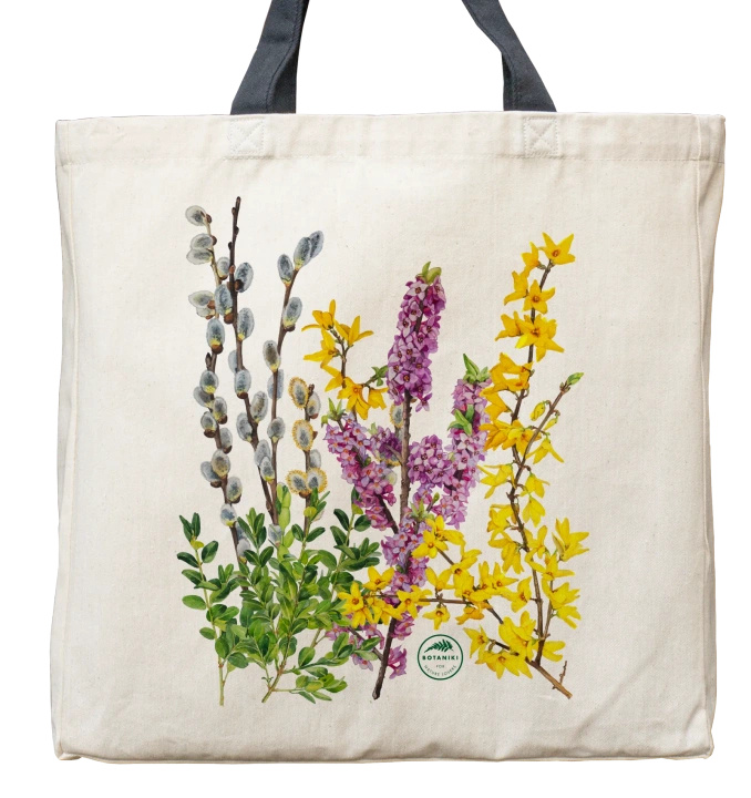 Spring shrubs — cotton bag