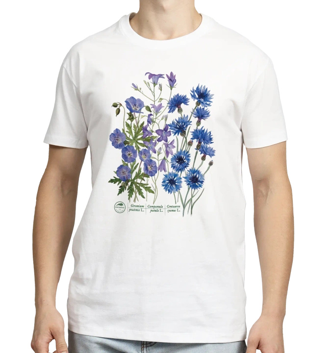 Blue meadow — classic t-shirt