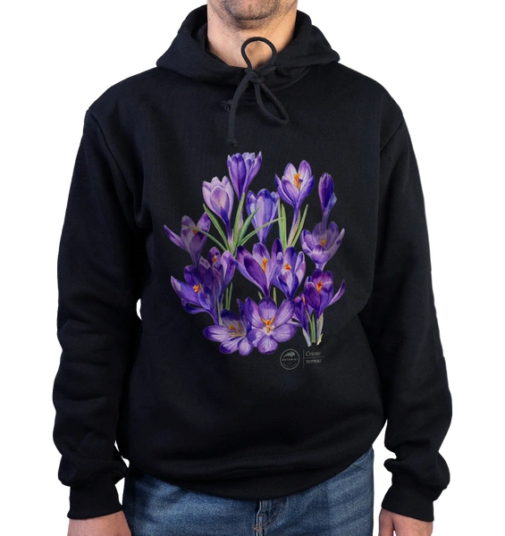 Spring crocus — premium hoodie