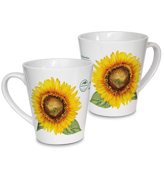 Common sunflower — latte mug