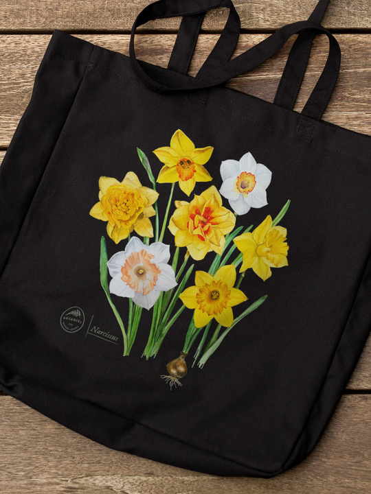Daffodils — premium cotton bag